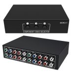 3-Eingang 1-Ausgang Komponenten-Video-Selektor YPbPr Video-Umschaltbox – Bild 2