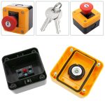 Not-Aus-Schalter für hohe Aufzugsgrubenplattformen mit unterem Kasten + Schlüssel, With Key – Bild 6