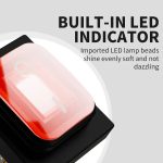 FILM 220V 30A Split Staubdicht Boot-typ Schalter Mit Licht, No Waterproof 4 Pin 2 Gear Red Light, No Waterproof 4 Pin 2 Gear Yellow Light, No Waterproof 4 Pin 2 Gear Blue Light, No Waterproof 4 Pin 2 Gear Green Light, Waterproof 4 Pin 2 Gear Red Light... – Bild 11