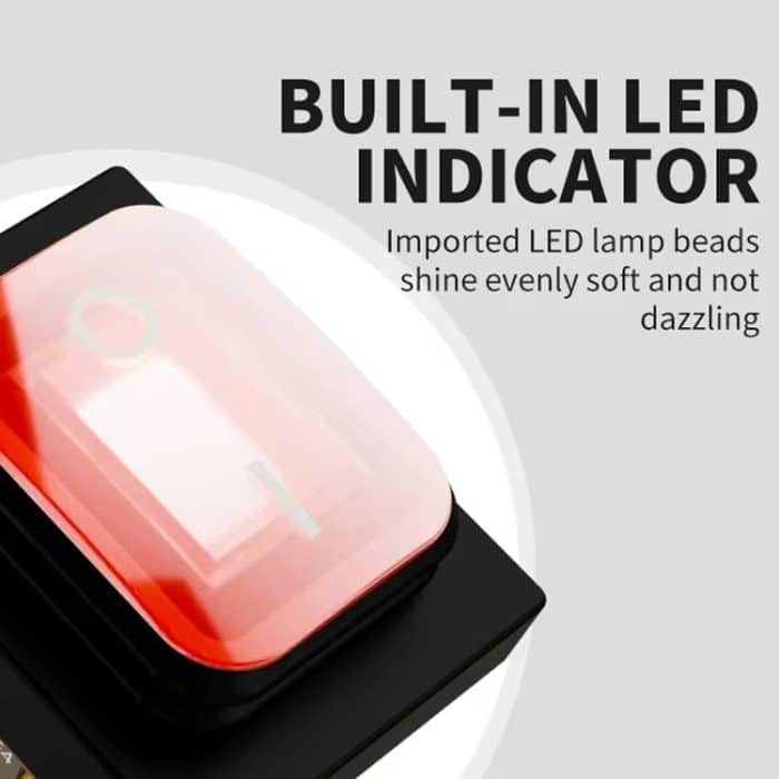 FILM 220V 30A Split Staubdicht Boot-typ Schalter Mit Licht, No Waterproof 4 Pin 2 Gear Red Light, No Waterproof 4 Pin 2 Gear Yellow Light, No Waterproof 4 Pin 2 Gear Blue Light, No Waterproof 4 Pin 2 Gear Green Light, Waterproof 4 Pin 2 Gear Red Light... – Bild 11