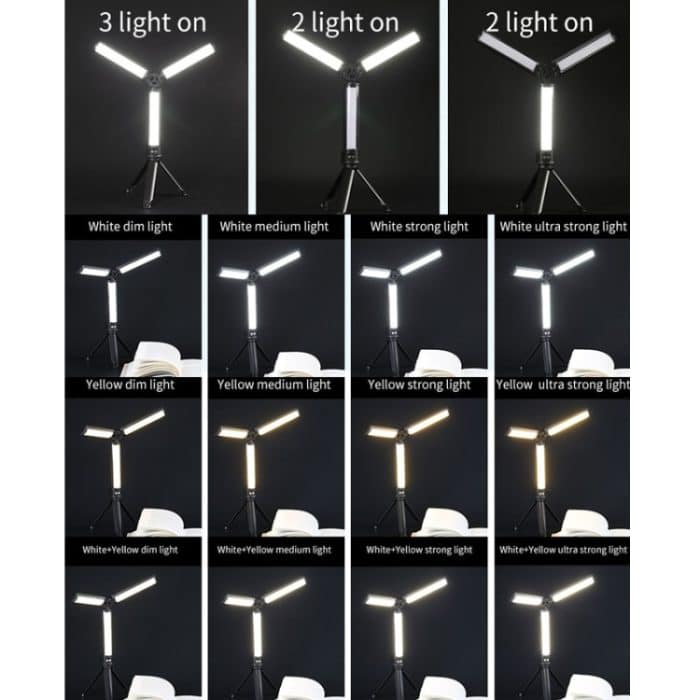 LED Faltbare Überholung Licht Mit Stand USB Aufladbare Auto Reparatur Tragbare Arbeits, E-SMARTER D37 – Bild 5