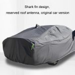 SUV Auto EVA Plus Samt Verdickt Wärmedämmung Sonnenschutz Mit Haifischflosse, M- 4.45x1. 75x1.58, M 4. 65x1. 85x1.6, L 4.85x1.95x1.63, XL 5.11x1.95x1.75 – Bild 4