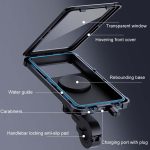 Fahrrad Feste drehbare wasserdichte Handy-Navigationshalterung, Handlebar Model, Rearview Mirror Model – Bild 3