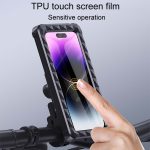 Fahrrad Feste drehbare wasserdichte Handy-Navigationshalterung, Handlebar Model, Rearview Mirror Model – Bild 6