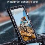 Fahrrad Feste drehbare wasserdichte Handy-Navigationshalterung, Handlebar Model, Rearview Mirror Model – Bild 10