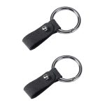 2 stücke Einfache Universal Auto Keychain Metall Frühling Ring DIY Anhänger Dekorationen