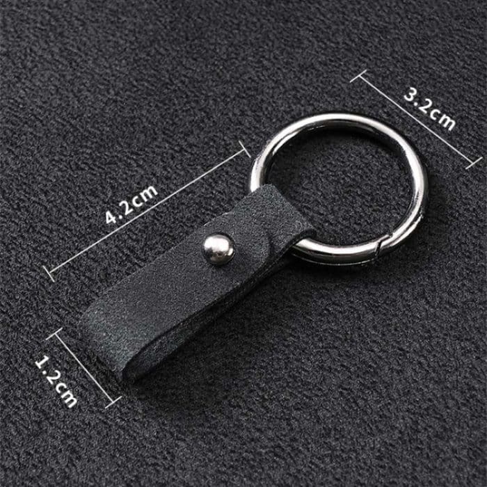 2 stücke Einfache Universal Auto Keychain Metall Frühling Ring DIY Anhänger Dekorationen – Bild 3