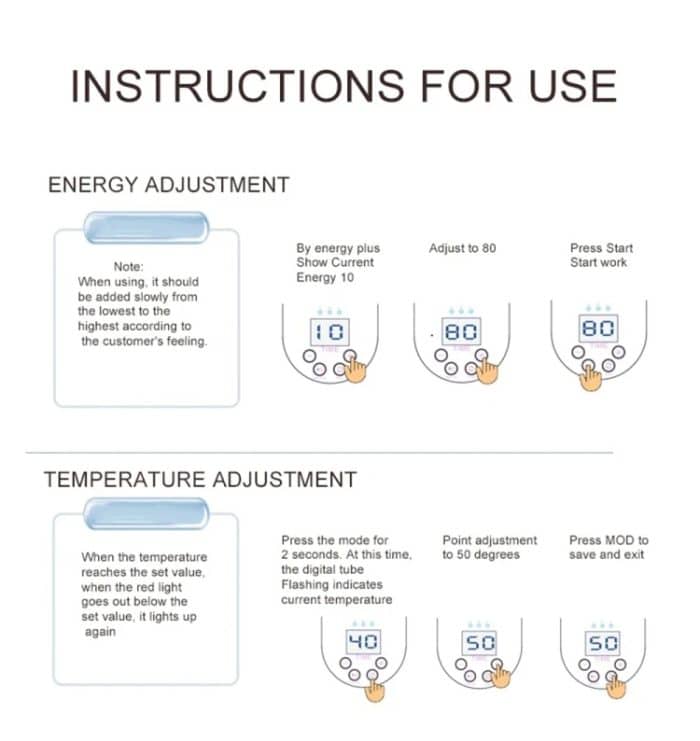 Meridian-Massagegerät, Körperformungsgerät zur Schmerzlinderung und Hautstraffung, EU Plug, UK Plug, US Plug, AU Plug – Bild 6