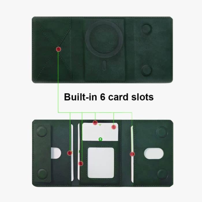 Handy MagSafe Wallet Dreifach-Kartenhalter mit Ständer – Bild 3