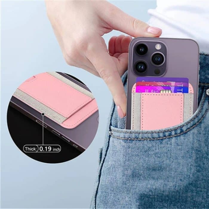 Handy MagSafe Wallet Elastischer einziehbarer Kartenhalter – Bild 9