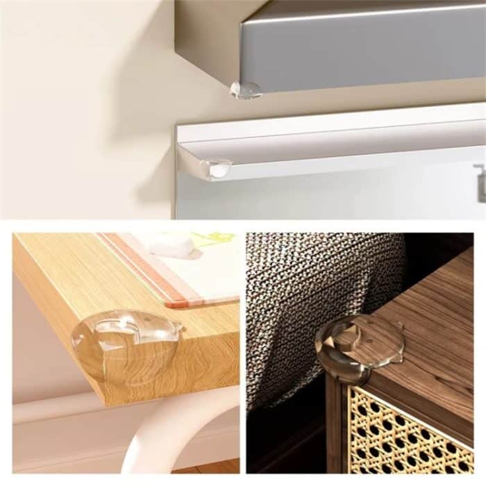 10 teile/paket Transparent Anti Kollision Sicherheit Ecke Protektoren mit Klebstoff – Bild 6