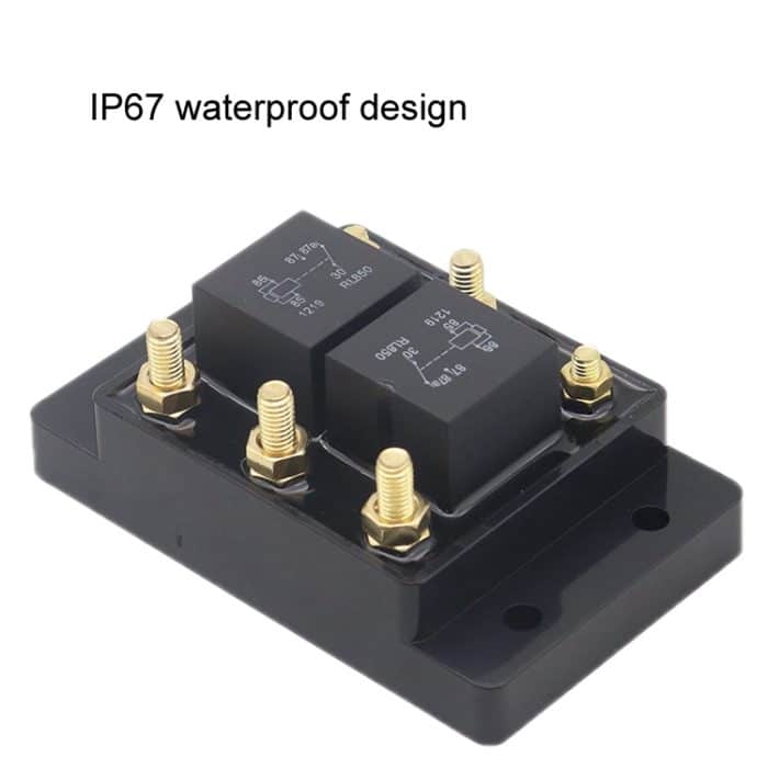 12V80A Kfz-Relaismodul Wasserdichter Sicherungskasten – Bild 3