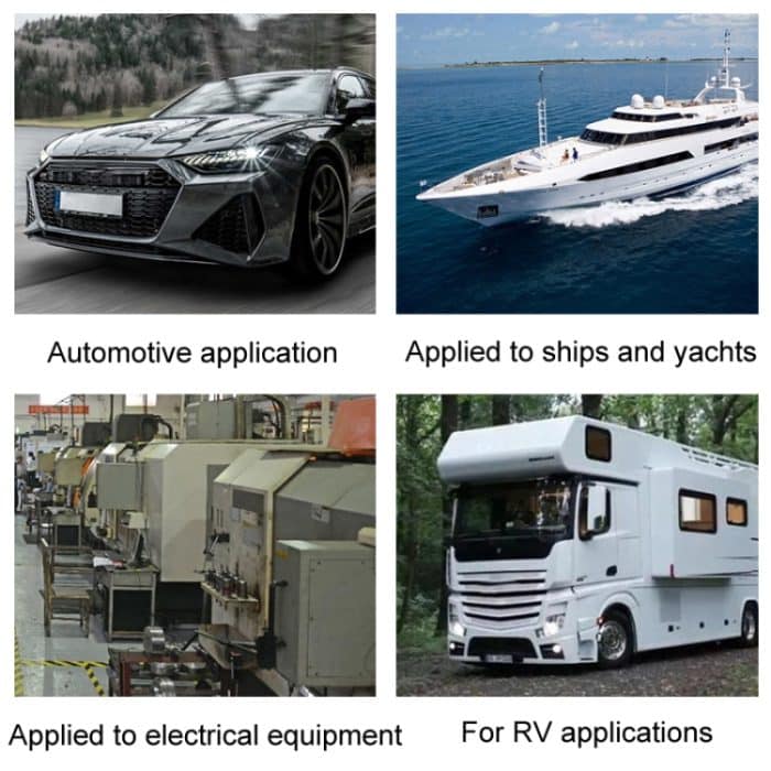 12V80A Kfz-Relaismodul Wasserdichter Sicherungskasten – Bild 4