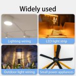 2 teile/paket Strippen-freies Fingerhut T-förmigen Stecker Downlight Verdrahtung-freies Stecker – Bild 7