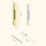 Tragbares Besteckset mit Löffel, Essstäbchen und Aufbewahrungsbox für Studenten, Büroangestellte und Camping – Bild 8