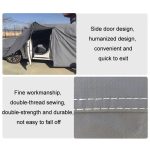 Limousine Auto EVA Plus Samt Verdickt Wärmedämmung Sonnenschutz Mit Haifischflosse, M 4.5x1.7x1.4m, L 4.6x1.70x1.45m, L+ 4.75x1.75x1.5m, XL 4.9x1.8x1.5m, XL+ 5.1x1.8x1.5m, XXL 5.5x2.0x1.5m – Bild 6