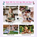 2,0-Zoll-LED-Blitz 1080P HD Aufnahme Fotodruckkamera mit 3-Rollen-Papier, White, White+32G, Black, Black+32G, Purple+32G, Purple – Bild 10