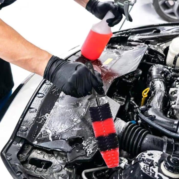 11 teile/satz Auto Waschen Reinigung Lücke Detail Kurzen Griff Pinsel – Bild 9