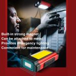 E-SMARTER K011 Fahrrad-LED-Lampe, wiederaufladbar über USB, COB-Fahrradlicht, helle Taschenlampe – Bild 5