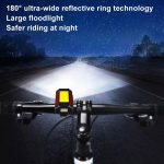E-SMARTER K011 Fahrrad-LED-Lampe, wiederaufladbar über USB, COB-Fahrradlicht, helle Taschenlampe – Bild 6