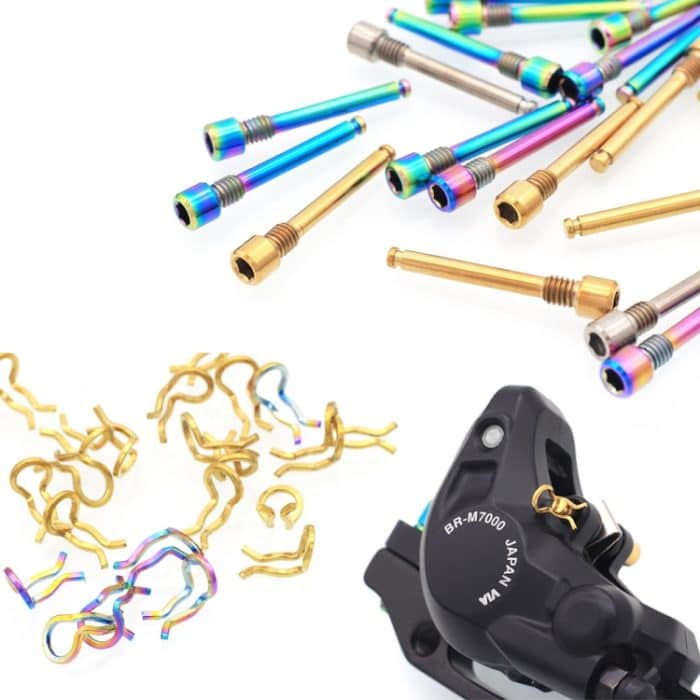 Haltefeder aus Titanlegierung für Mountainbikes, Pin + Circlip Colorful, Pin + Circlip Gold, Pin + Circlip Titanium, Steel Circlip Colorful, Steel Circlip Gold, Steel Circlip Titanium – Bild 2