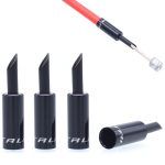 TRLREQ 4 Stück Fahrrad-Rattenschwanz-Bremsleitungsverlängerungskappe, 5mm Brake Cap, 4mm Shift Cap