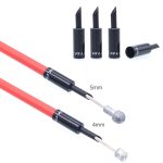 TRLREQ 4 Stück Fahrrad-Rattenschwanz-Bremsleitungsverlängerungskappe, 5mm Brake Cap, 4mm Shift Cap – Bild 2