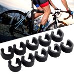 50 stücke Fahrrad Bremse Schalthebel Kabel Rohr Befestigung Kunststoff C-förmigen Schnalle – Bild 5