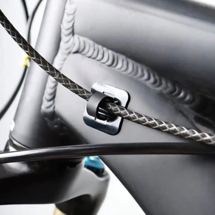 50 stücke Fahrrad Bremse Schalthebel Kabel Rohr Befestigung Kunststoff C-förmigen Schnalle – Bild 6