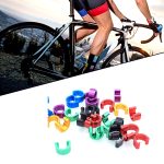 10 stücke Fahrrad Bremse Schalthebel Kabel Rohr Befestigung C-förmigen Schnalle – Bild 4