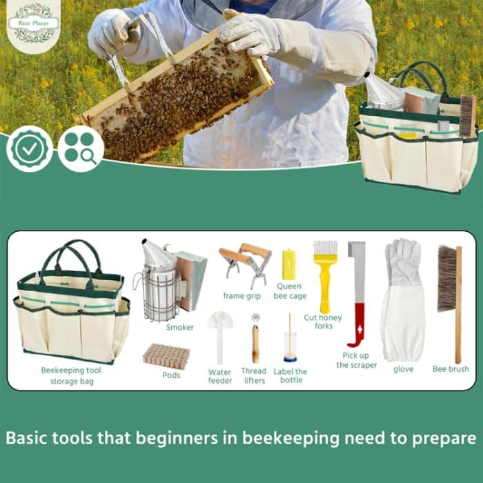 12-in-1 Imkerei Starter Set Honig Bee Hive Werkzeuge – Bild 4