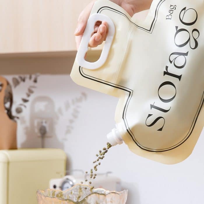Getreideaufbewahrungstasche, Küchen-Lebensmittelqualität, Reis, Weizen, Bohnen, Anti-Schimmel-Tasche, trockenes Gemüse, versiegeltes Vorratsglas – Bild 3