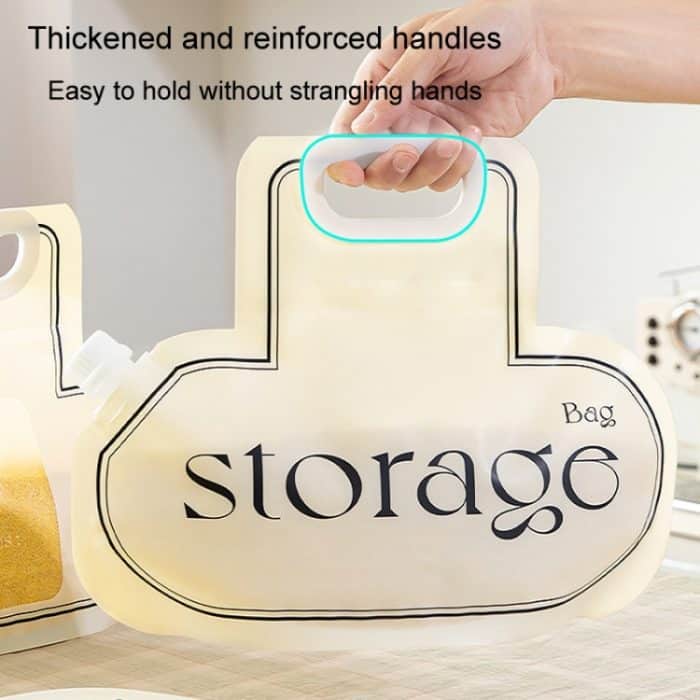 Getreideaufbewahrungstasche, Küchen-Lebensmittelqualität, Reis, Weizen, Bohnen, Anti-Schimmel-Tasche, trockenes Gemüse, versiegeltes Vorratsglas – Bild 6