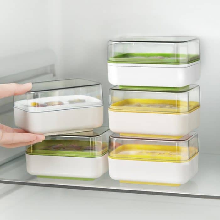 Mini-Pressetyp Eiswürfelform Lebensmittel Silikon 6 Würfel Einfach zu lösen Haushaltseis am Stiel Herstellungsbox – Bild 10