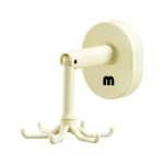 Saugnapf 6 Krallen rotierende Haken Wand montiert Spachtel Löffel Aufhänger kein Punch Küchengeschirr Lagerregal