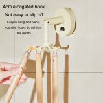 Saugnapf 6 Krallen rotierende Haken Wand montiert Spachtel Löffel Aufhänger kein Punch Küchengeschirr Lagerregal – Bild 9