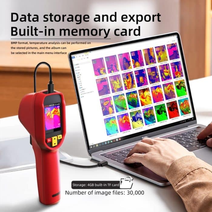 Tragbares Wärmebildgerät, berührungsloses Thermometer, HX1 – Bild 13