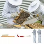 4-in-1 Anti-Bienen-Kleidung + Schaber + Bienenbürste + Anti-Bienen-Handschuhe Imkerset – Bild 5