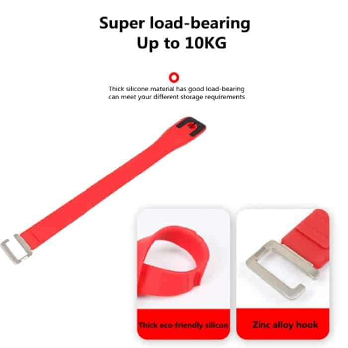 Verstellbarer Aufbewahrungshaken aus Silikon für die Autositzlehne – Bild 3