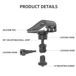 Auto Sonnenblende Halterung Panorama Sport Kamera Fahrzeug Montieren Basis – Bild 3