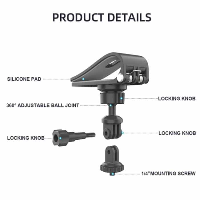 Auto Sonnenblende Halterung Panorama Sport Kamera Fahrzeug Montieren Basis – Bild 3