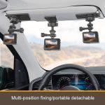 Auto Sonnenblende Halterung Panorama Sport Kamera Fahrzeug Montieren Basis – Bild 8