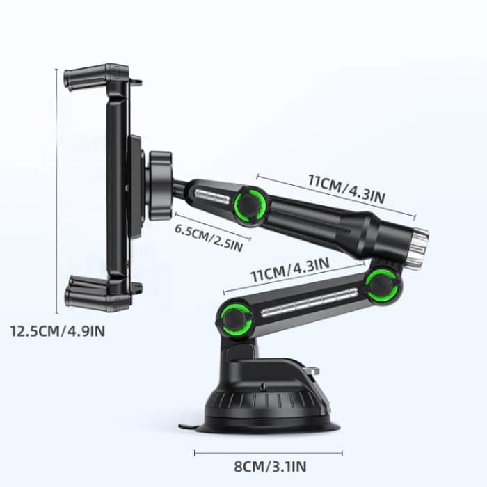 Auto Saugnapf Extended Tube Stapeln Bildschirm Telefon Tablet Universal Halter – Bild 2