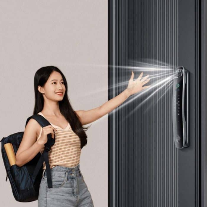 CS7 Home 3D Gesichtserkennungsmonitor Fingerabdruck Automatisches Kombinationsschloss – Bild 2