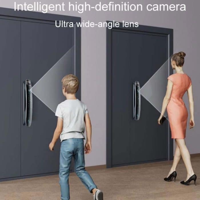 CS7 Home 3D Gesichtserkennungsmonitor Fingerabdruck Automatisches Kombinationsschloss – Bild 7