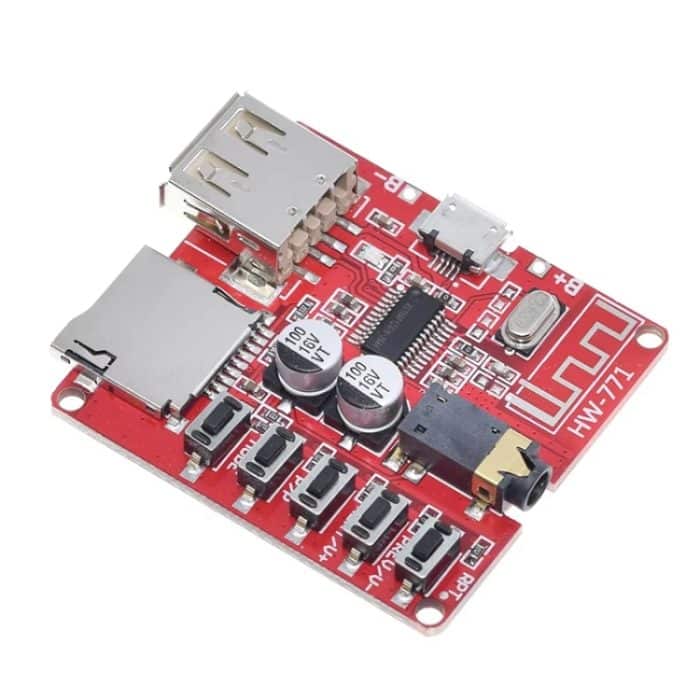 Bluetooth-Decoder-Board MP3 Verlustfreie Auto-Lautsprecher-Verstärker-Modifikation Bluetooth 4.1 Platine, Bluetooth 4.1 Decoder Board (5 Keys) – Bild 2