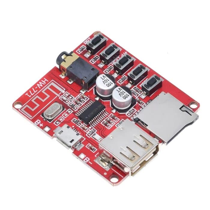 Bluetooth-Decoder-Board MP3 Verlustfreie Auto-Lautsprecher-Verstärker-Modifikation Bluetooth 4.1 Platine, Bluetooth 4.1 Decoder Board (5 Keys) – Bild 3
