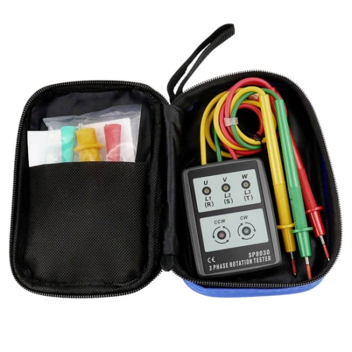 3-Phasen-Wechselstrom-Phasenmesser, Phasendetektor, Rotationstester, Anzeige, digitale Phasenreihenfolgeanzeige, SP8030 – Bild 11