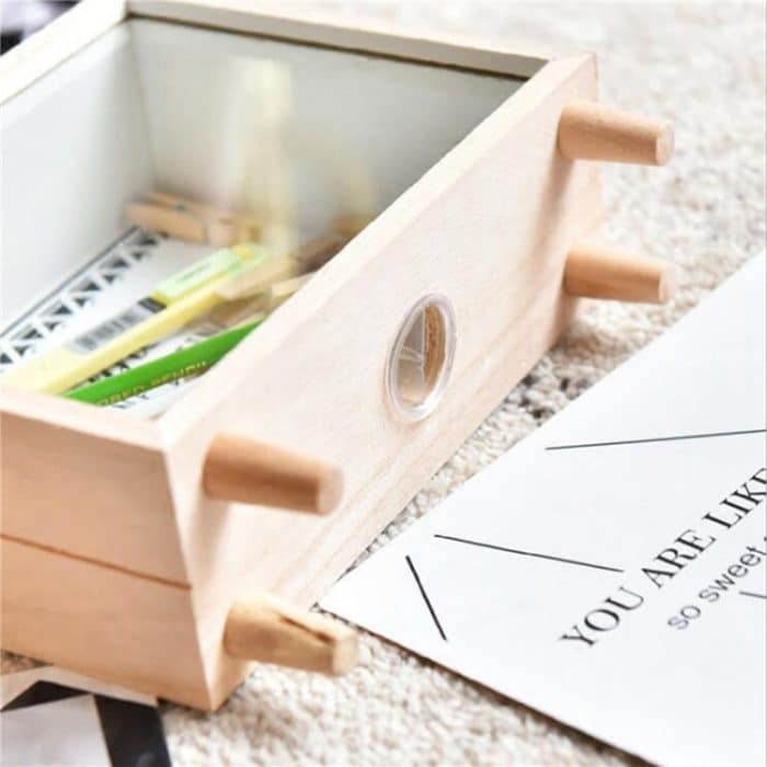 Kreative Holzkunst Frisches Sparschwein Schlafzimmer Desktop Dekoration Ornamente Kleinigkeiten Aufbewahrungsbox, Handle Wooden Storage Box - A, Handle Wooden Storage Box - B, Handle Wooden Storage Box - C, Wooden Storage Box - A, Wooden Storage Box -B – Bild 7