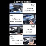 Auto Armaturenbrett Multifunktionale Dreh- Und Klappbare Handy-Navigationshalterung – Bild 8